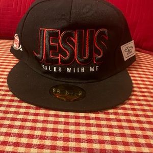 Jesus walks with me hat